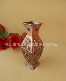 歐式藝術珍藏 鑲寶石埃及法古拉金屬花瓶定做指南